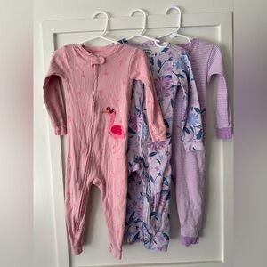 Carters Baby Girl Sleeper Bundle